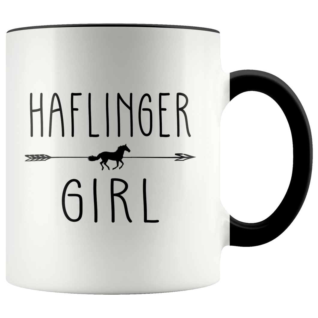 RobustCreative-Haflinger Horse Girl Gifts Horses Lover Riding Racing - 11oz Accent Mug Racing Lover Gift Idea