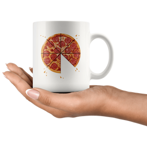 RobustCreative-Matching Pizza Slice s For Daddy And Son Fathers Day White 11oz Mug Gift Idea