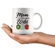 Load image into Gallery viewer, RobustCreative-Italian Mom of the Wild One Birthday Italy Flag White 11oz Mug Gift Idea
