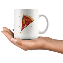 Load image into Gallery viewer, RobustCreative-Pizza Dad And Me  Fathers Day Slice Boy Kids White 11oz Mug Gift Idea
