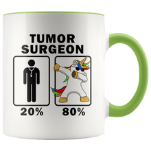 Load image into Gallery viewer, RobustCreative-Tumor Surgeon Dabbing Unicorn 80 20 Principle Graduation Gift Mens - 11oz Accent Mug Medical Personnel Gift Idea
