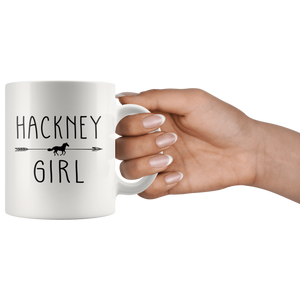 RobustCreative-Hackney Horse Girl Gifts Horses Lover Riding Racing - 11oz White Mug Riding Lover Gift Idea