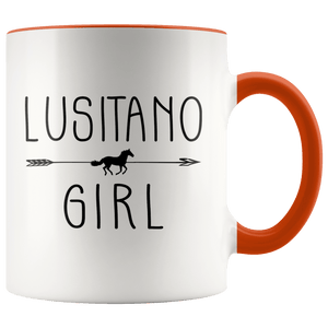 RobustCreative-Lusitano Horse Girl Gifts Horses Lover Riding Racing - 11oz Accent Mug Racing Lover Gift Idea