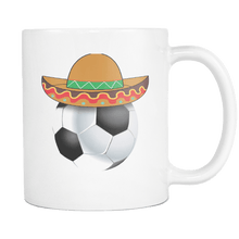 Load image into Gallery viewer, RobustCreative-Funny Soccer Ball Mexican Sports - Cinco De Mayo Mexican Fiesta - No Siesta Mexico Party - 11oz White Funny Coffee Mug Women Men Friends Gift ~ Both Sides Printed

