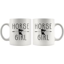 Load image into Gallery viewer, RobustCreative-Minnesota Horse Girl Gifts Minnesotan Shape Country for women - 11oz White Mug Riding Lover Gift Idea
