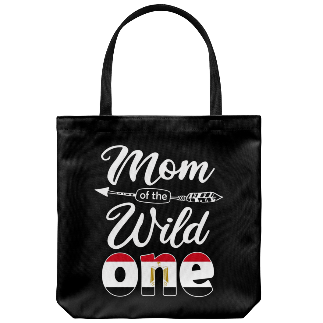 RobustCreative-Egyptian Mom of the Wild One Birthday Egypt Flag Tote Bag Gift Idea