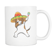 Load image into Gallery viewer, RobustCreative-Dabbing Beagle Dog in Sombrero - Cinco De Mayo Mexican Fiesta - Dab Dance Mexico Party - 11oz White Funny Coffee Mug Women Men Friends Gift ~ Both Sides Printed
