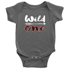 Load image into Gallery viewer, RobustCreative-First Birthday Outfit Boy 1st Wild One Year Old Boy Gifts Shirt Lumberjack Bodysuit
