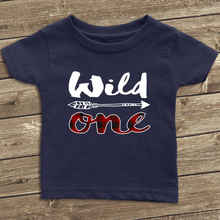 Load image into Gallery viewer, RobustCreative-First Birthday Outfit Boy 1st Wild One Year Old Boy Gifts Shirt Lumberjack Family Infant T-Shirt

