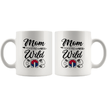 Load image into Gallery viewer, RobustCreative-Korean Mom of the Wild One Birthday South Korea Flag White 11oz Mug Gift Idea
