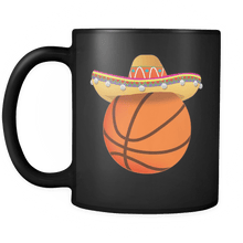 Load image into Gallery viewer, RobustCreative-Funny Basketball Mexican Sport - Cinco De Mayo Mexican Fiesta - No Siesta Mexico Party - 11oz Black Funny Coffee Mug Women Men Friends Gift ~ Both Sides Printed
