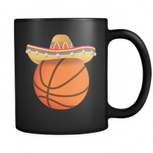 Load image into Gallery viewer, RobustCreative-Funny Basketball Mexican Sport - Cinco De Mayo Mexican Fiesta - No Siesta Mexico Party - 11oz Black Funny Coffee Mug Women Men Friends Gift ~ Both Sides Printed
