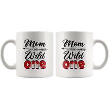 Load image into Gallery viewer, RobustCreative-Cambodian Mom of the Wild One Birthday Cambodia Flag White 11oz Mug Gift Idea
