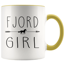 Load image into Gallery viewer, RobustCreative-Fjord Horse Girl Gifts Horses Lover Riding Racing - 11oz Accent Mug Riding Lover Gift Idea
