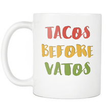 Load image into Gallery viewer, RobustCreative-Taco Before Vatos - Cinco De Mayo Mexican Fiesta - No Siesta Mexico Party - 11oz White Funny Coffee Mug Women Men Friends Gift ~ Both Sides Printed
