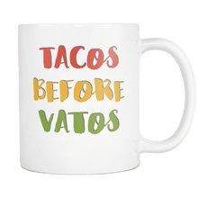 Load image into Gallery viewer, RobustCreative-Taco Before Vatos - Cinco De Mayo Mexican Fiesta - No Siesta Mexico Party - 11oz White Funny Coffee Mug Women Men Friends Gift ~ Both Sides Printed
