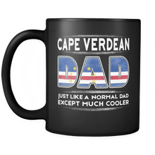 Load image into Gallery viewer, RobustCreative-Cabo Verde Dad like Normal but Cooler - Fathers Day Gifts - Promoted to Daddy Funny Gift From Kids - 11oz Black Funny Coffee Mug Women Men Friends Gift ~ Both Sides Printed
