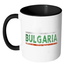 Load image into Gallery viewer, RobustCreative-Retro Vintage Flag Bulgarian Bulgaria 11oz Black &amp; White Coffee Mug ~ Both Sides Printed
