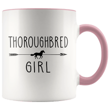 Load image into Gallery viewer, RobustCreative-Thoroughbred Horse Girl Gifts Horses Lover Riding Racing - 11oz Accent Mug Riding Lover Gift Idea
