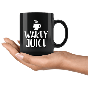 RobustCreative-Coffee The Wakey Juice Funny Coworker Saying Gift Idea - 11oz Black Mug barista coffee maker Gift Idea