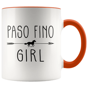 RobustCreative-Paso Fino Horse Girl Gifts Horses Lover Riding Racing - 11oz Accent Mug Riding Lover Gift Idea