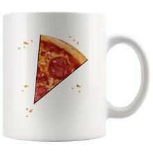 Load image into Gallery viewer, RobustCreative-Pizza Dad And Me  Fathers Day Slice Boy Kids White 11oz Mug Gift Idea
