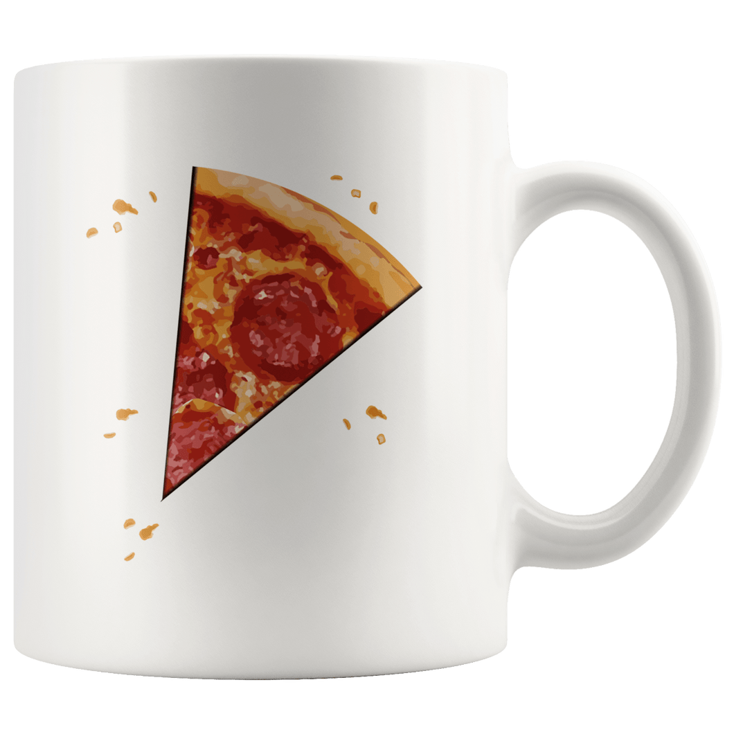 RobustCreative-Pizza Dad And Me  Fathers Day Slice Boy Kids White 11oz Mug Gift Idea