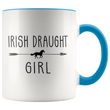 Load image into Gallery viewer, RobustCreative-Irish Draught Horse Girl Gifts Horses Lover Riding Racing - 11oz Accent Mug Racing Lover Gift Idea
