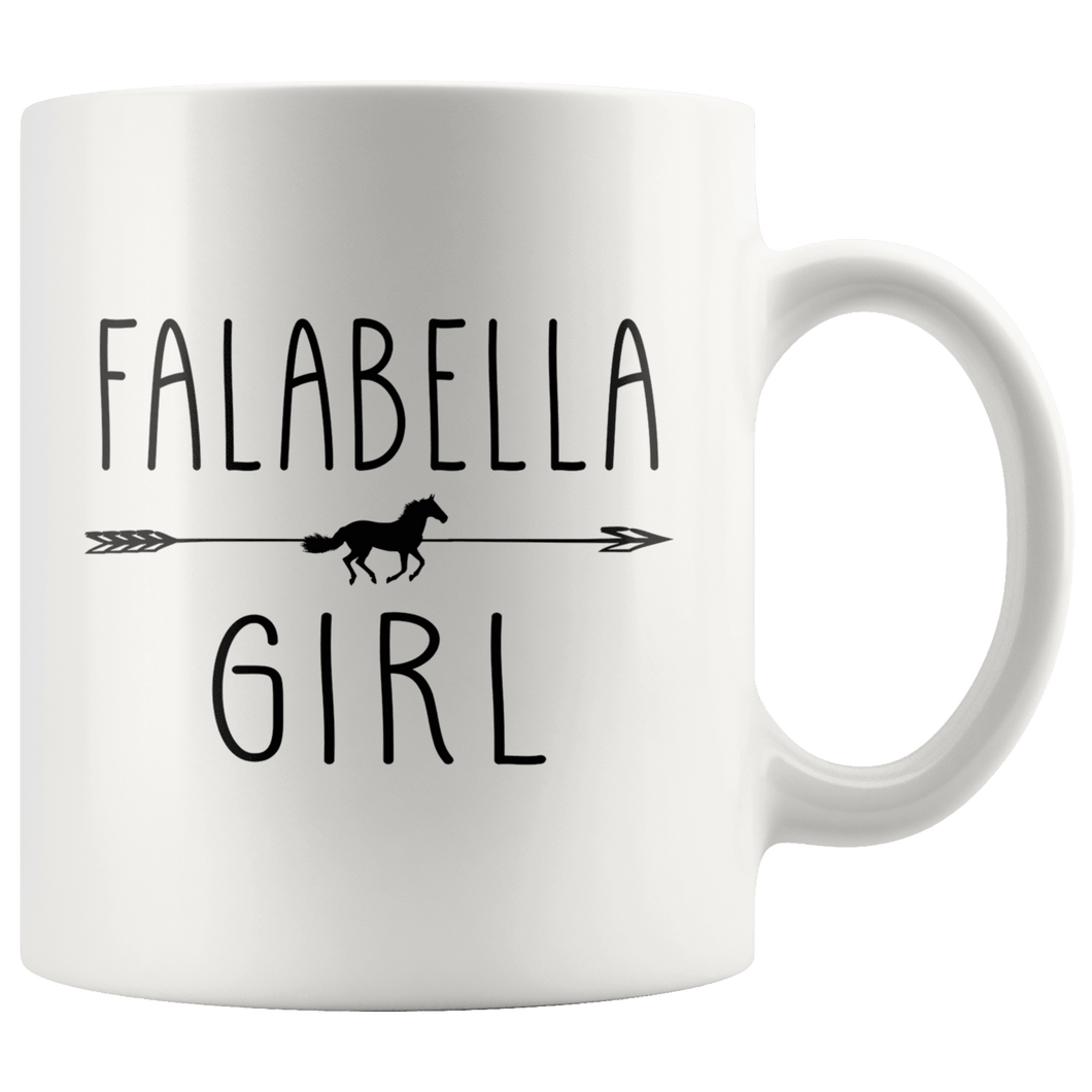 RobustCreative-Falabella Horse Girl Gifts Horses Lover Riding Racing - 11oz White Mug Racing Lover Gift Idea