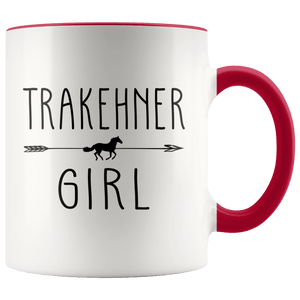 RobustCreative-Trakehner Horse Girl Gifts Horses Lover Riding Racing - 11oz Accent Mug Riding Lover Gift Idea