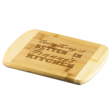 Load image into Gallery viewer, RobustCreative-Everything Is Better in Granny&#39;s Kitchen Grandmother Gift Décor Bamboo Cutting Board
