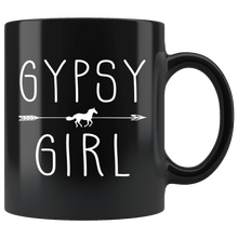 Load image into Gallery viewer, RobustCreative-Gypsy Horse Girl Gifts Horses Lover Riding Racing - 11oz Black Mug Riding Lover Gift Idea
