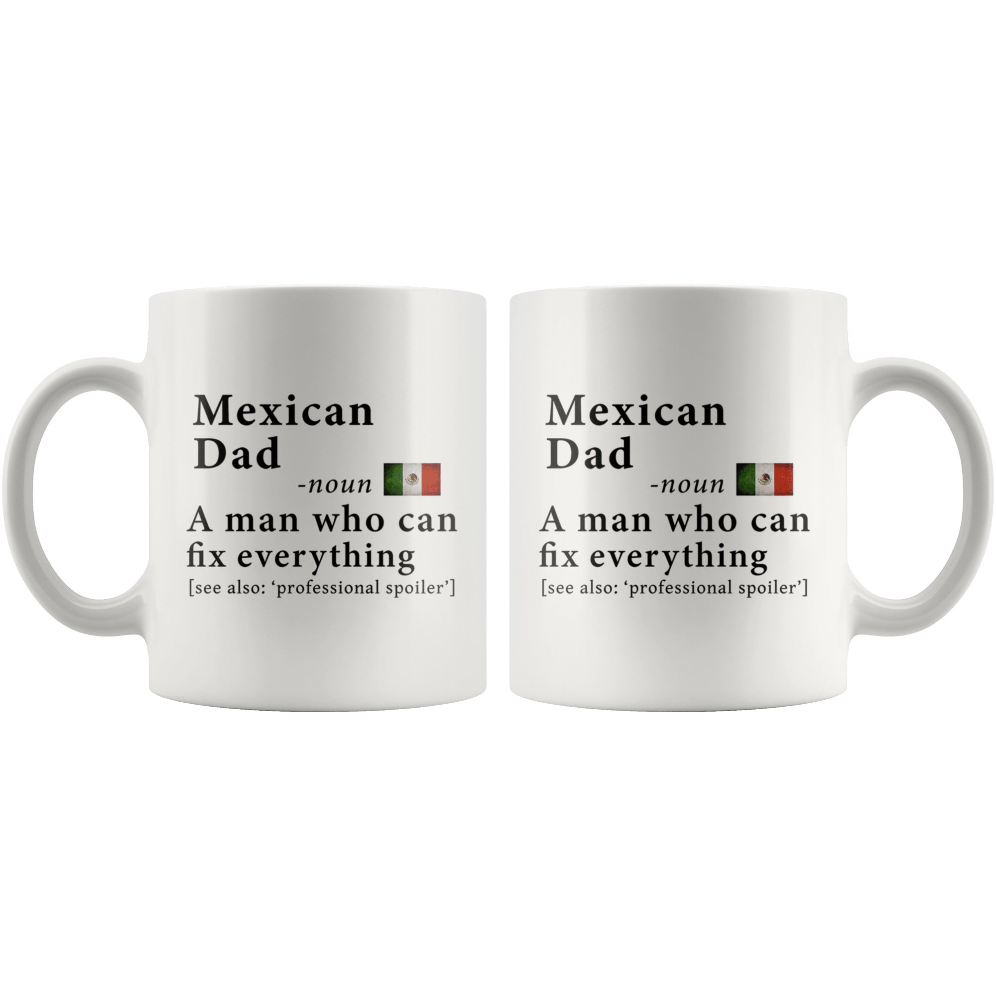 Funny Mexican Dad Mug Mexican Dads Coffee Mugs Mexico Fathers Day Tumbler  Travel