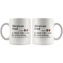 Load image into Gallery viewer, RobustCreative-Mexican Dad Definition Mexico Flag Fathers Day - 11oz White Mug family reunion gifts Gift Idea
