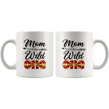 Load image into Gallery viewer, RobustCreative-Macedonian Mom of the Wild One Birthday Macedonia Flag White 11oz Mug Gift Idea
