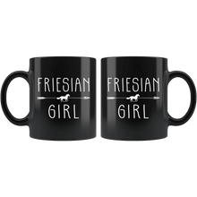 Load image into Gallery viewer, RobustCreative-Friesian Horse Girl Gifts Horses Lover Riding Racing - 11oz Black Mug Racing Lover Gift Idea
