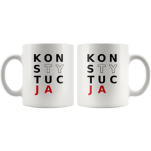 Load image into Gallery viewer, RobustCreative-Polska Konstytucja - Polish Pride PL 11oz Funny White Coffee Mug - Solidarity Solidarnosc Independant Poland - Friends Gift - Both Sides Printed
