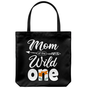 RobustCreative-Cypriot Mom of the Wild One Birthday Cyprus Flag Tote Bag Gift Idea