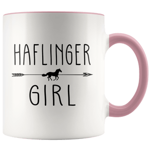 RobustCreative-Haflinger Horse Girl Gifts Horses Lover Riding Racing - 11oz Accent Mug Racing Lover Gift Idea