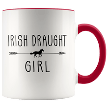 Load image into Gallery viewer, RobustCreative-Irish Draught Horse Girl Gifts Horses Lover Riding Racing - 11oz Accent Mug Racing Lover Gift Idea
