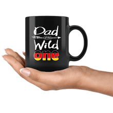 Load image into Gallery viewer, RobustCreative-German Dad of the Wild One Birthday Germany, Deutschland Flag Black 11oz Mug Gift Idea
