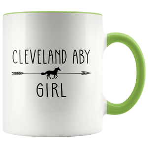 RobustCreative-Cleveland Aby Horse Girl Gifts Horses Lover Riding Racing - 11oz Accent Mug Riding Lover Gift Idea