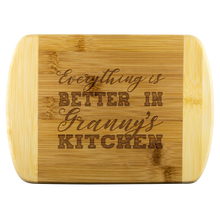 Load image into Gallery viewer, RobustCreative-Everything Is Better in Granny&#39;s Kitchen Grandmother Gift Décor Bamboo Cutting Board
