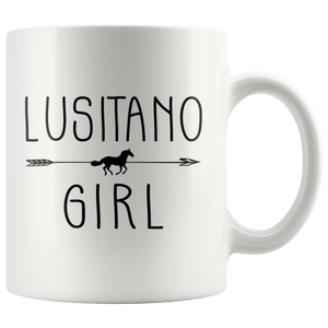 RobustCreative-Lusitano Horse Girl Gifts Horses Lover Riding Racing - 11oz White Mug Racing Lover Gift Idea