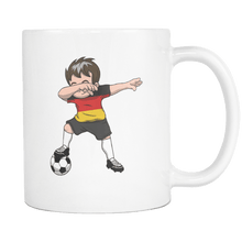 Load image into Gallery viewer, RobustCreative-Dabbing Soccer Boys Germany, Deutschland German Berlin Gift National Soccer Tournament Game 11oz White Coffee Mug ~ Both Sides Printed
