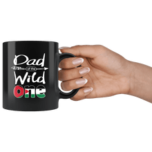 Load image into Gallery viewer, RobustCreative-Jordanian Dad of the Wild One Birthday Jordan Flag Black 11oz Mug Gift Idea
