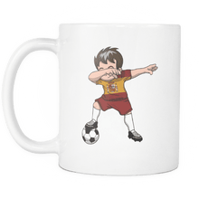 Load image into Gallery viewer, RobustCreative-Dabbing Soccer Boys Spain Spanish Madrid Gift National Soccer Tournament Game 11oz White Coffee Mug ~ Both Sides Printed
