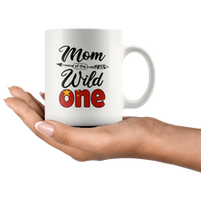 Load image into Gallery viewer, RobustCreative-Chinese Mom of the Wild One Birthday China Flag White 11oz Mug Gift Idea
