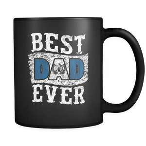RobustCreative-Best Dad Ever Guatemala Flag - Fathers Day Gifts - Promoted to Daddy Gift From Kids - 11oz Black Funny Coffee Mug Women Men Friends Gift ~ Both Sides Printed