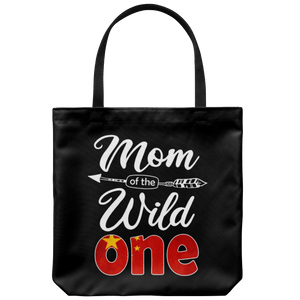 RobustCreative-Chinese Mom of the Wild One Birthday China Flag Tote Bag Gift Idea